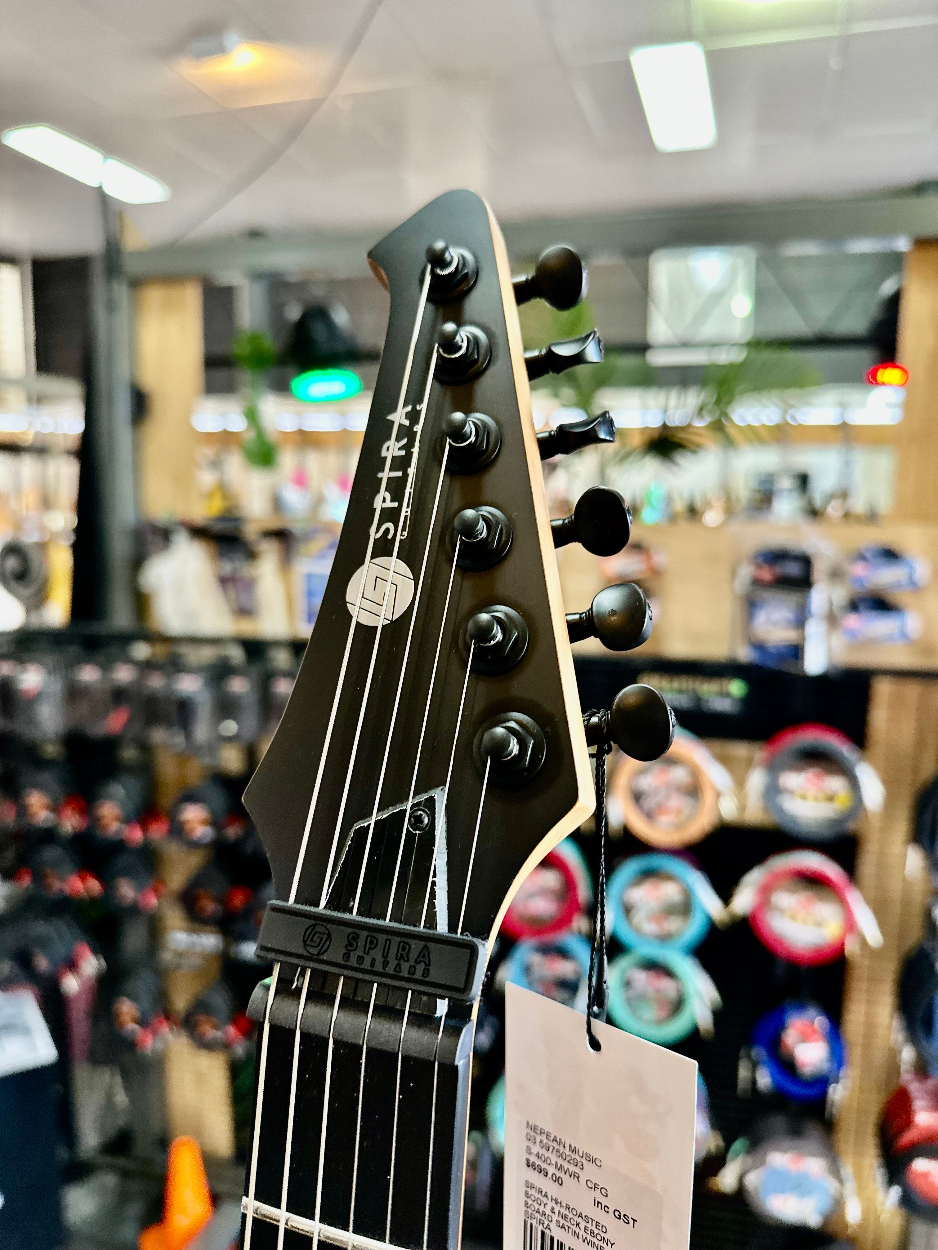 Spira Guitars | S-400 MWR | Satin Wine Red Spira Guitars | S-400 MWR | Satin Wine Red
